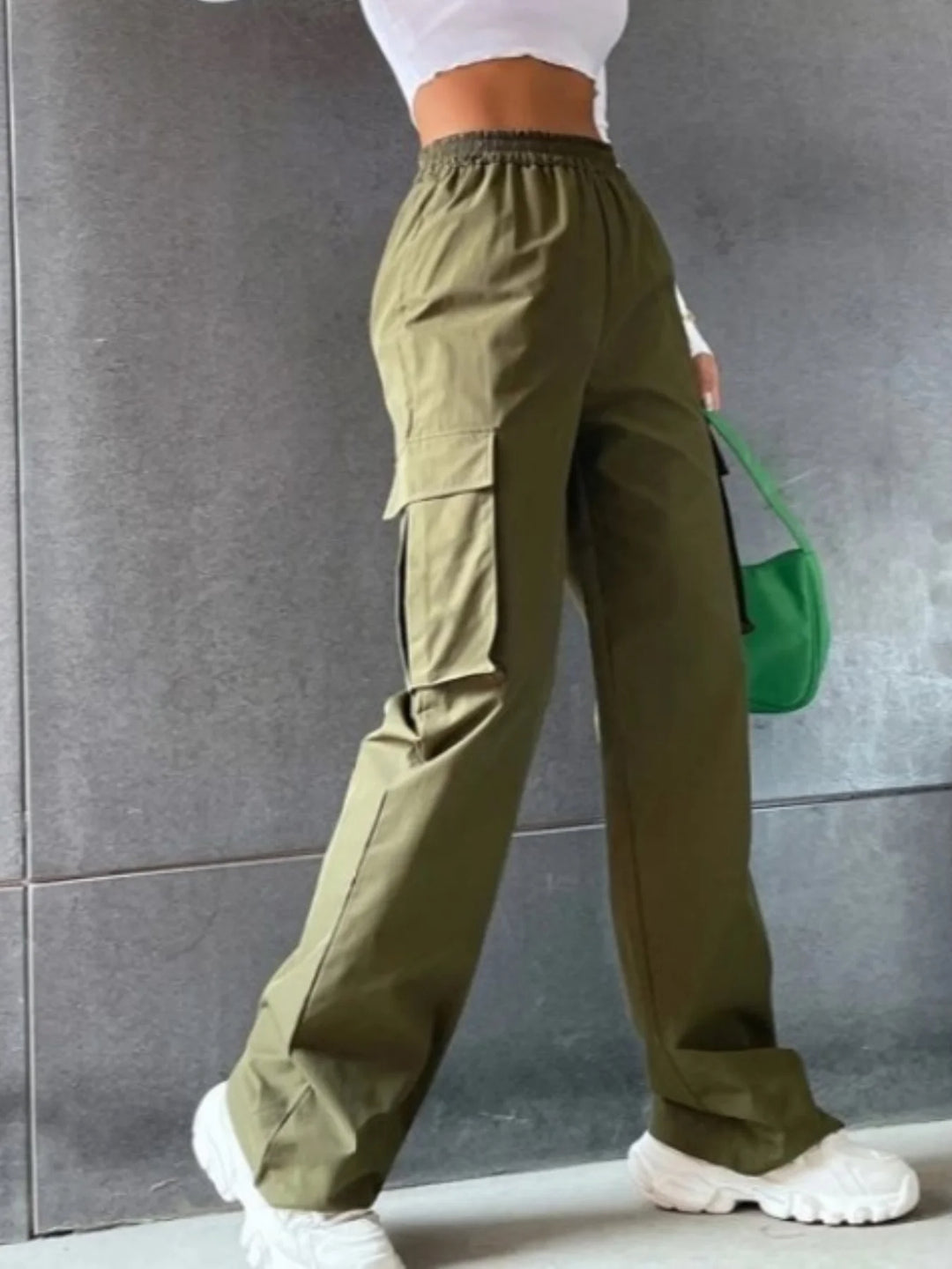 Zariah High-Waist Cargo Pants