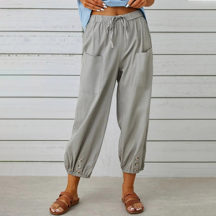 Selina Relaxed Linen Joggers