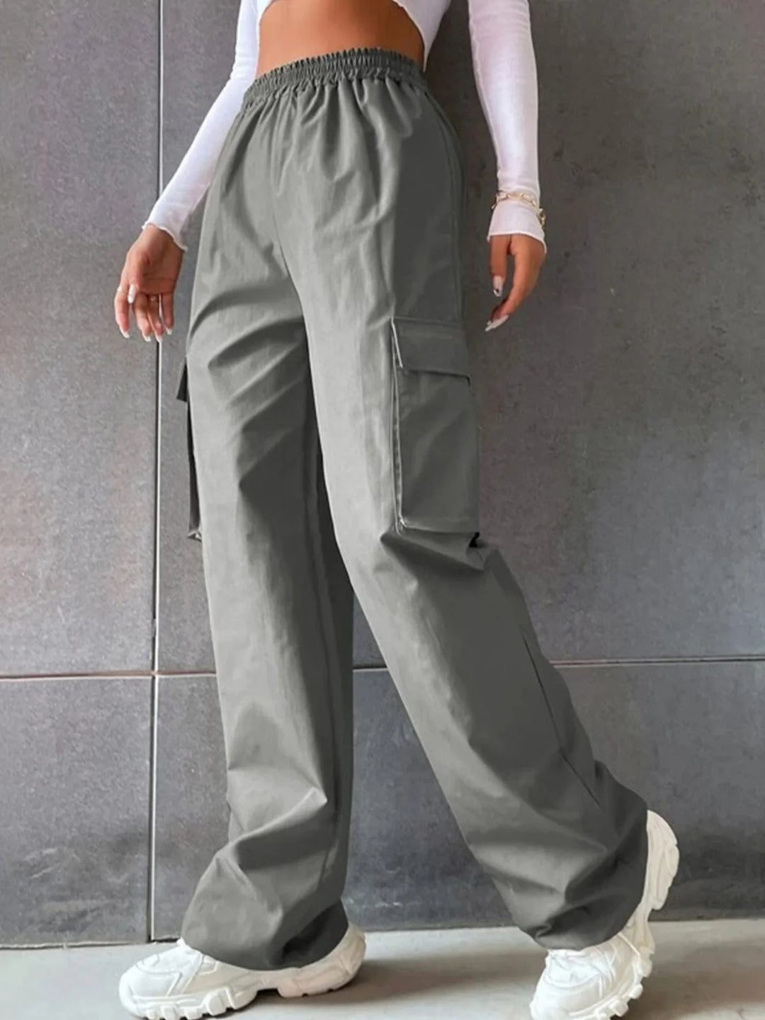 Zariah High-Waist Cargo Pants