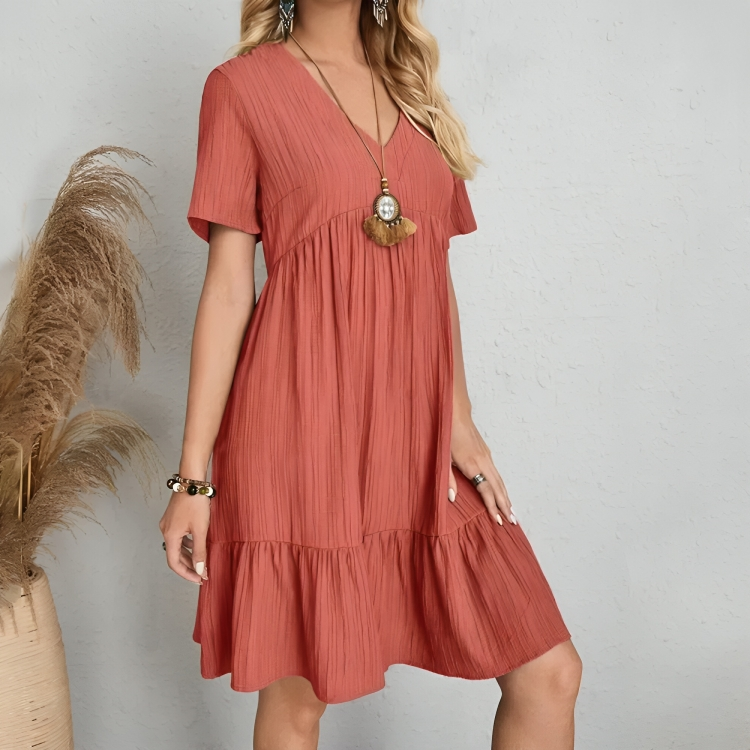 Lilia Boho Babydoll Dress