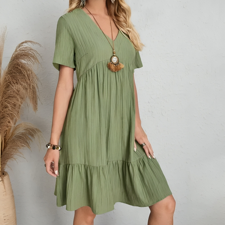 Lilia Boho Babydoll Dress