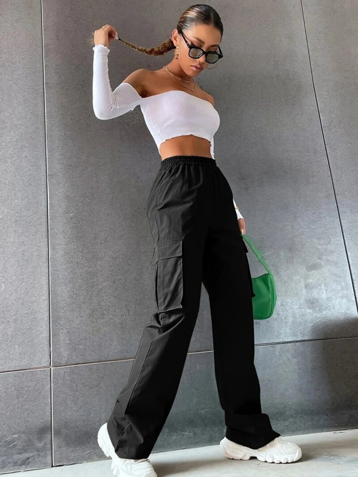 Zariah High-Waist Cargo Pants