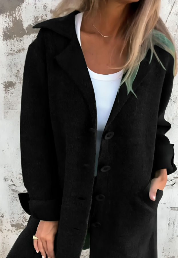 Seraphina Wool-Blend Long Coat