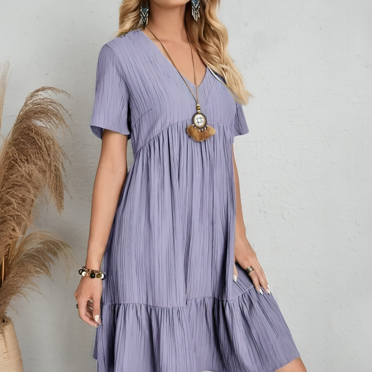 Lilia Boho Babydoll Dress