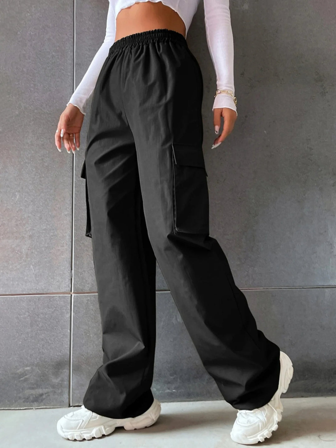 Zariah High-Waist Cargo Pants