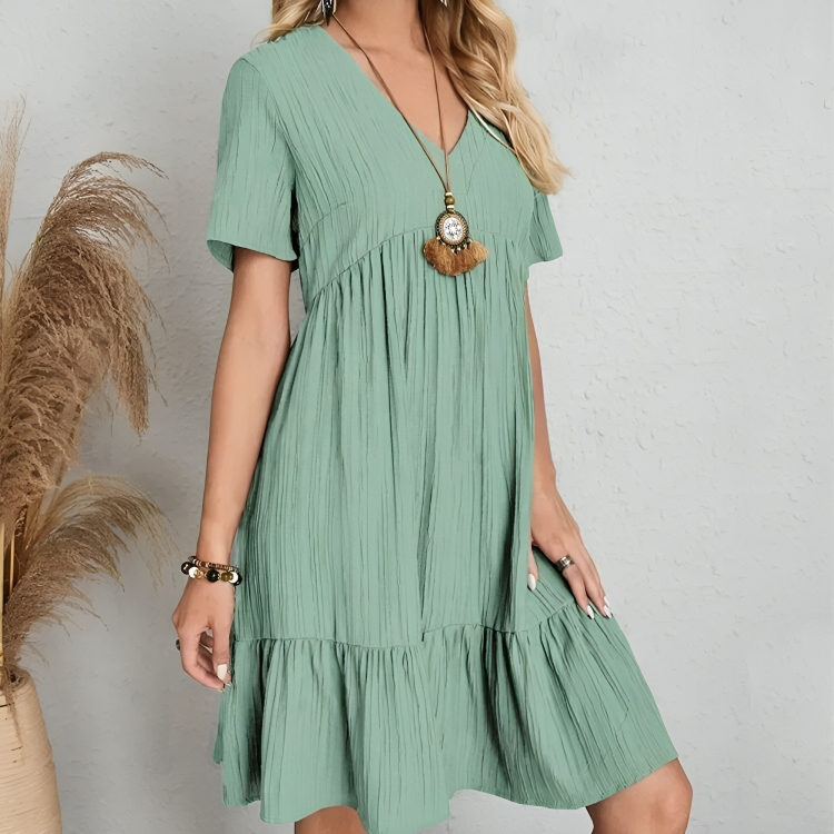 Lilia Boho Babydoll Dress