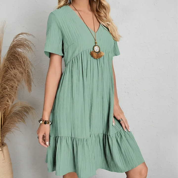 Lilia Boho Babydoll Dress