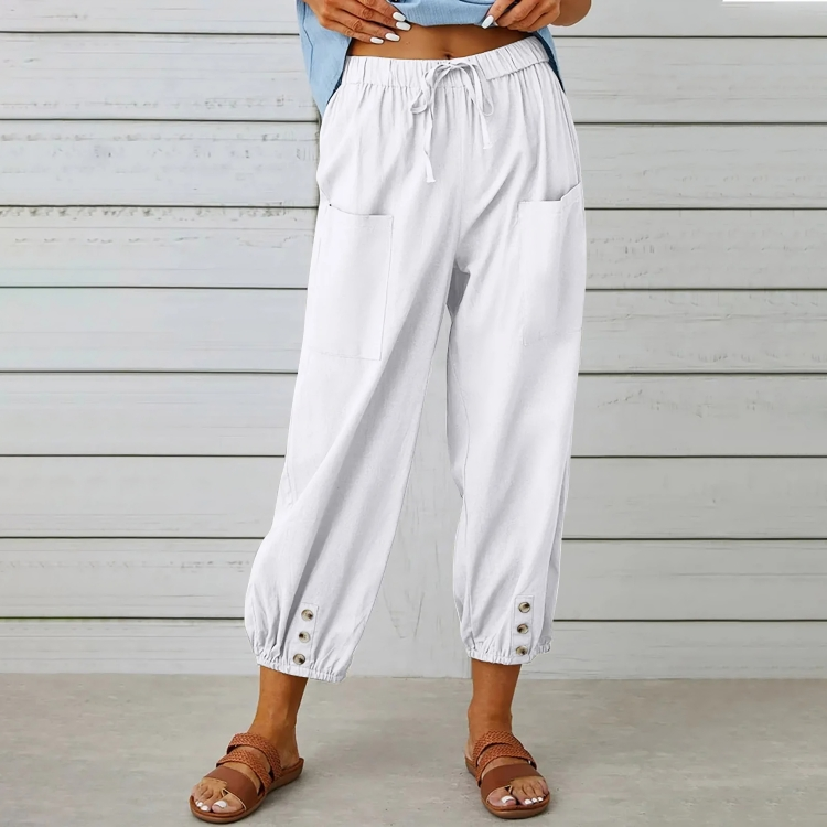 Selina Relaxed Linen Joggers