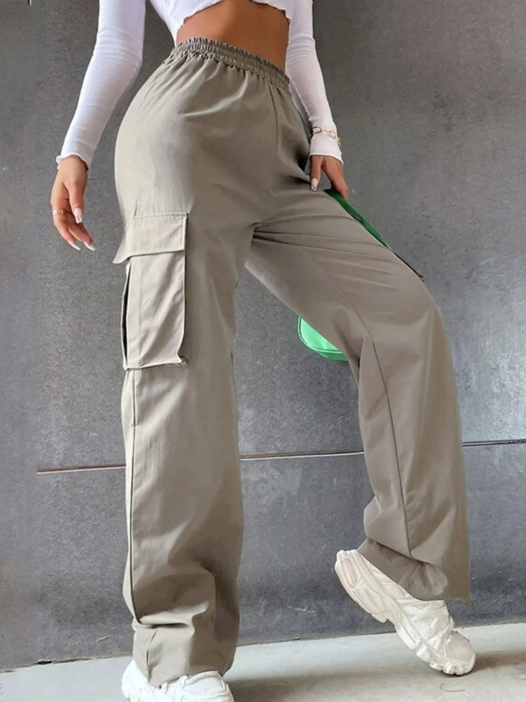 Zariah High-Waist Cargo Pants