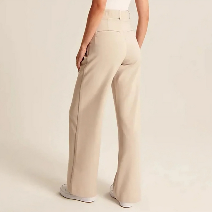 Isla Wide-Leg Tailored Pants