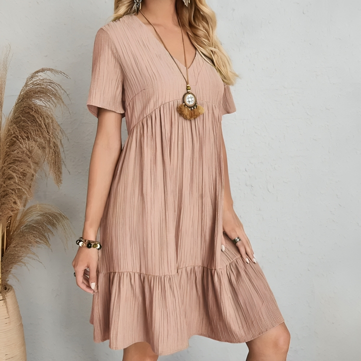 Lilia Boho Babydoll Dress