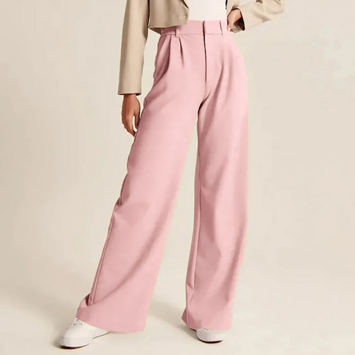 Isla Wide-Leg Tailored Pants